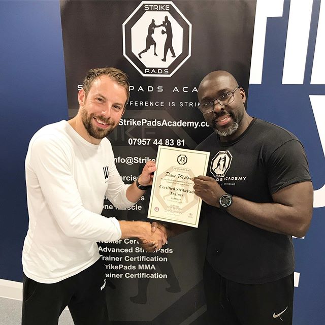 Today I collected my Strikepad certificate and officially became a strikepad trainer.
Honestly one of the best decisions I&rsquo;ve ever made was starting this course! 
John, who runs Strikepads, is an amazing instructor and really lets you take your