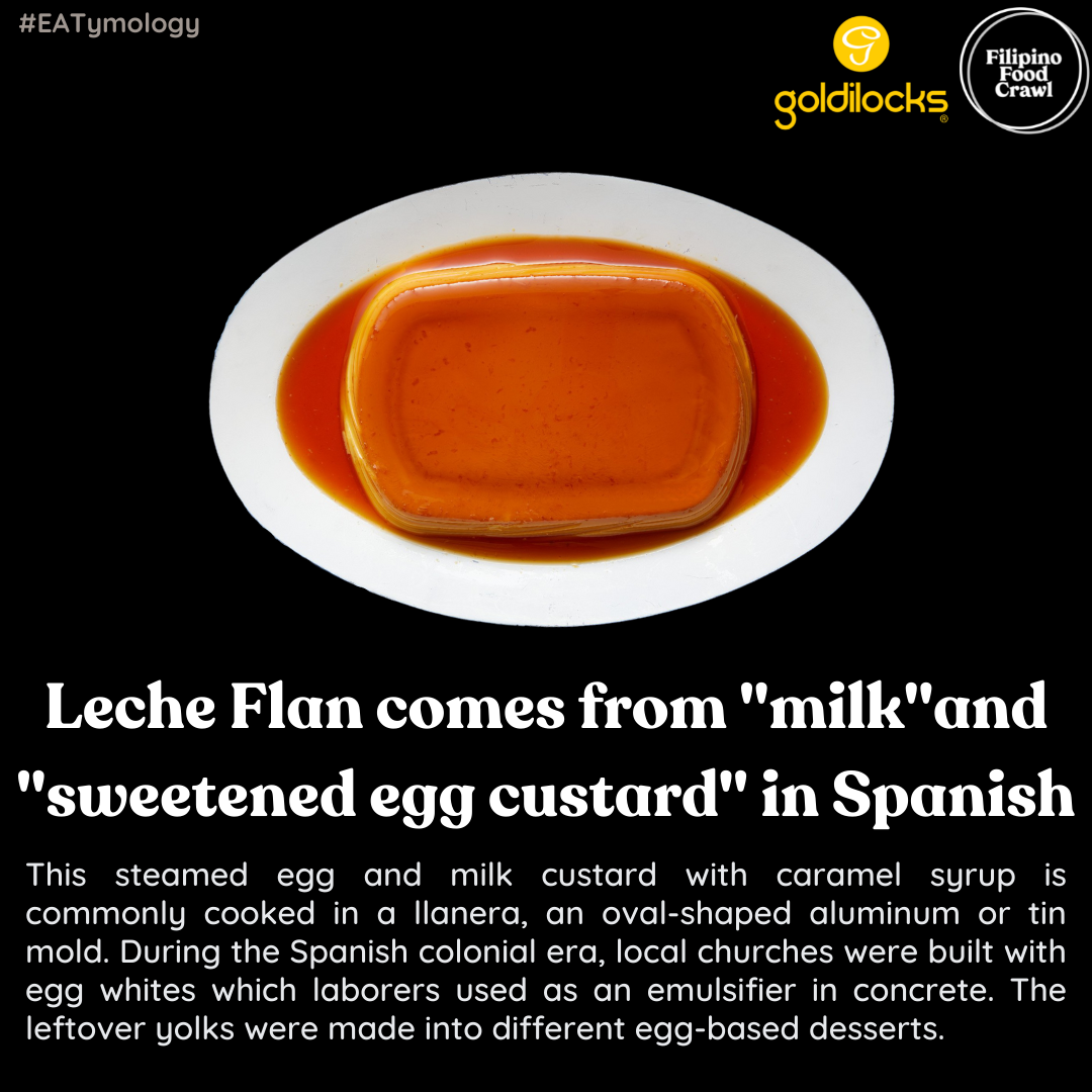 EATymology of Filipino Snacks and Desserts Leche Flan