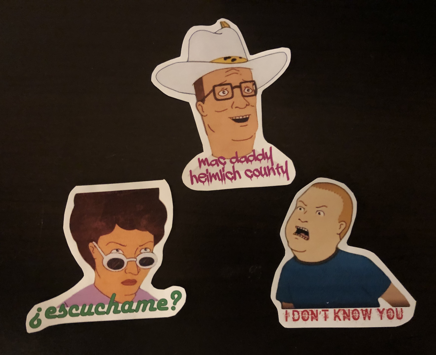 King Of The Hill 11 Pack Texas Beer Funny Meme Sticker Hank Hill Bobby