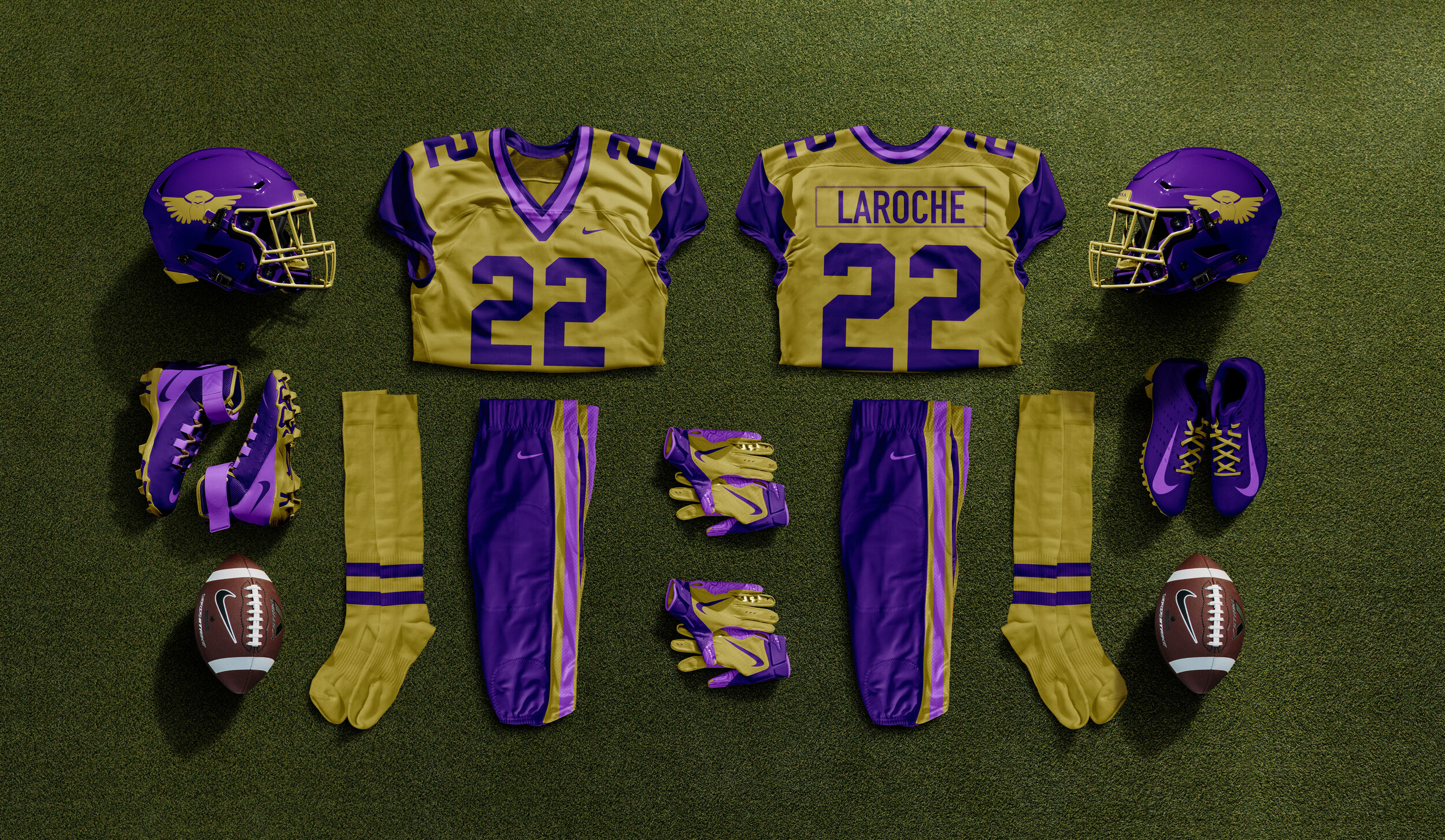 Once I had the team branded, I decided to create uniforms for the team. The ones pictured here are the home uniforms.