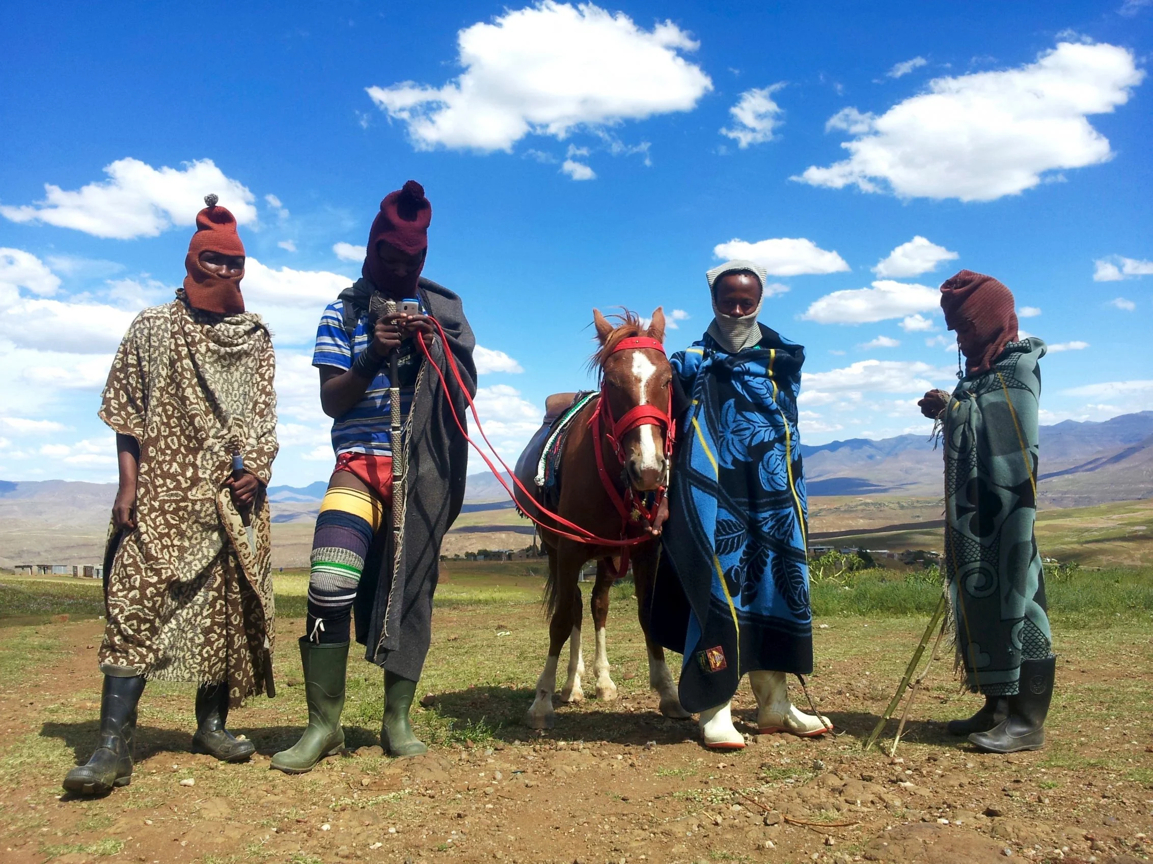  Stolen photo: blankets and balaclavas which is also the name of my punk band 