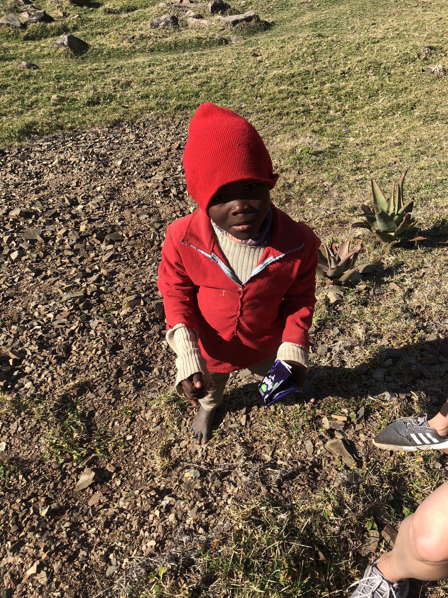  We gave him chocolate.. he wanted more… 