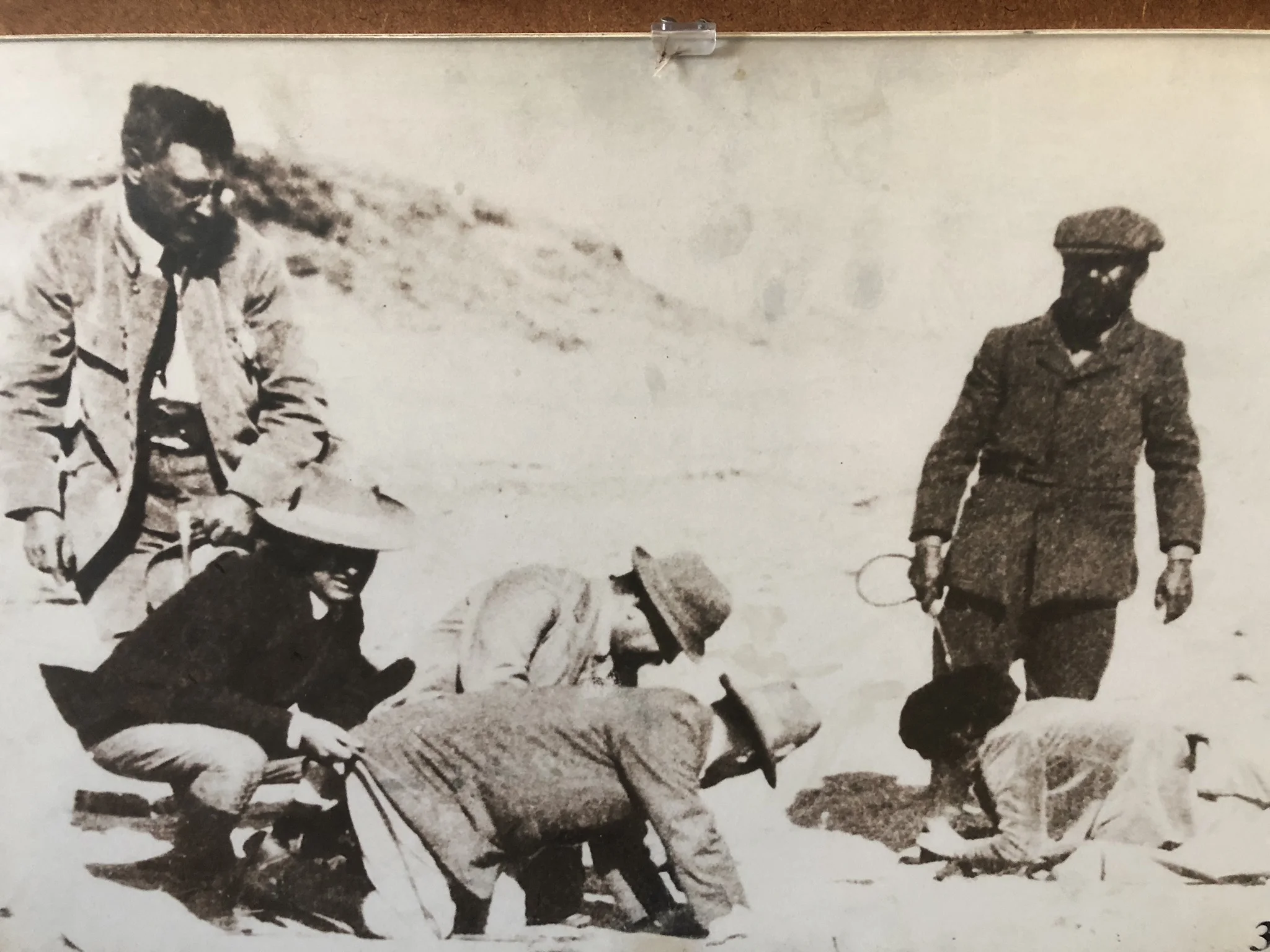  Kneeling down diamond search party which is also the name of my punk band 