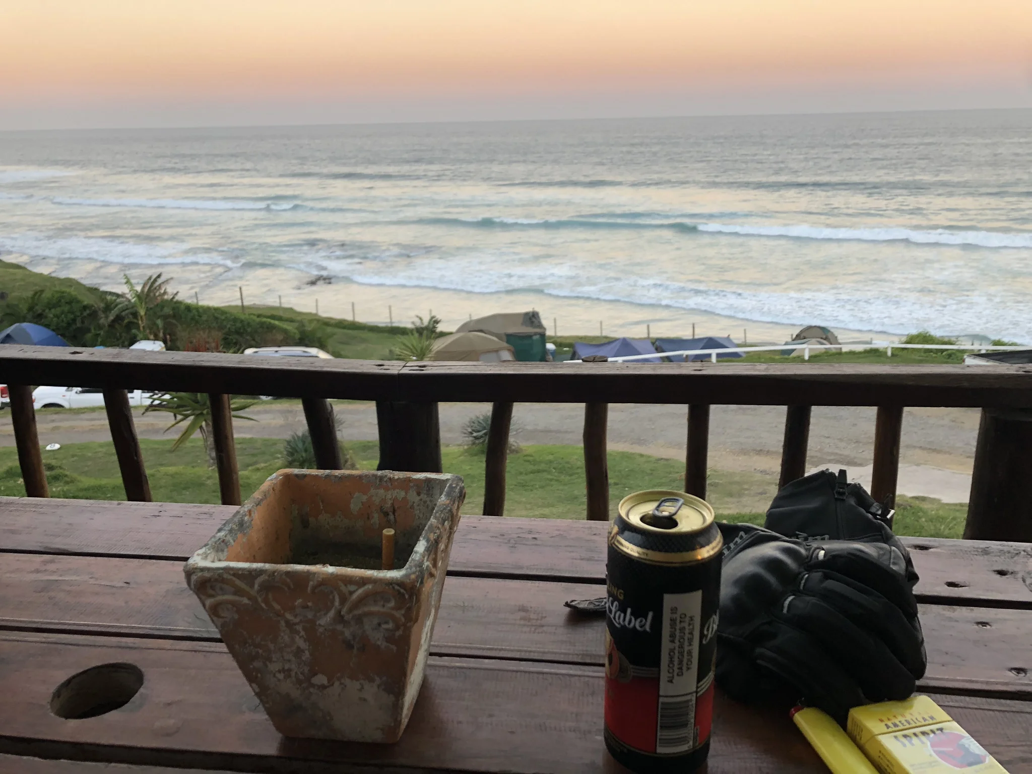  View from our cabin….there are usually dolphins I swear… 