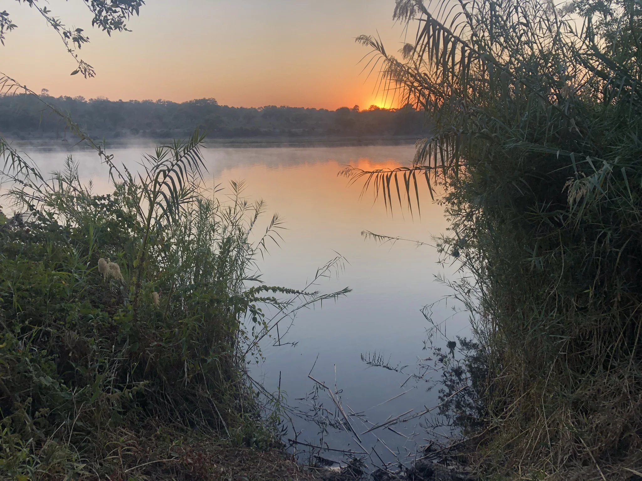  Sunset on the Cubango River 