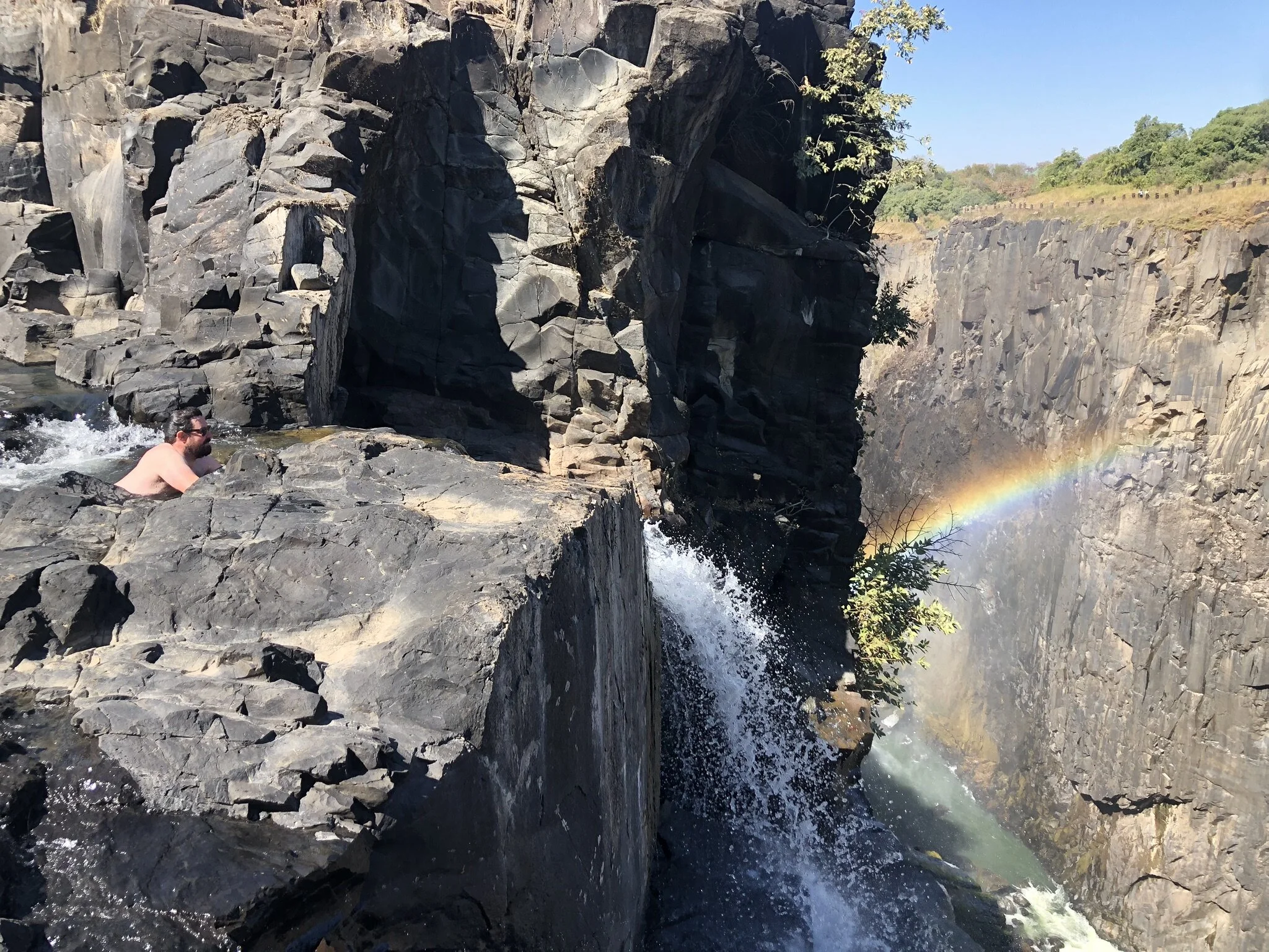  Swimming close to the edge.. 