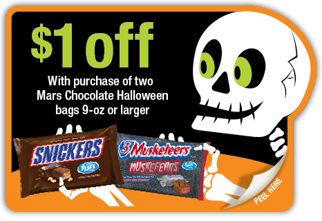   Mars Halloween On-pack Coupon