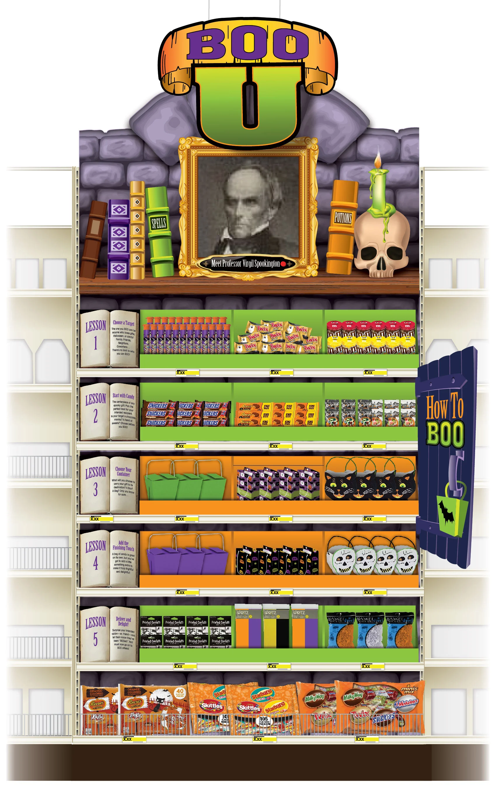   Mars Candy Display Concepts, Halloween