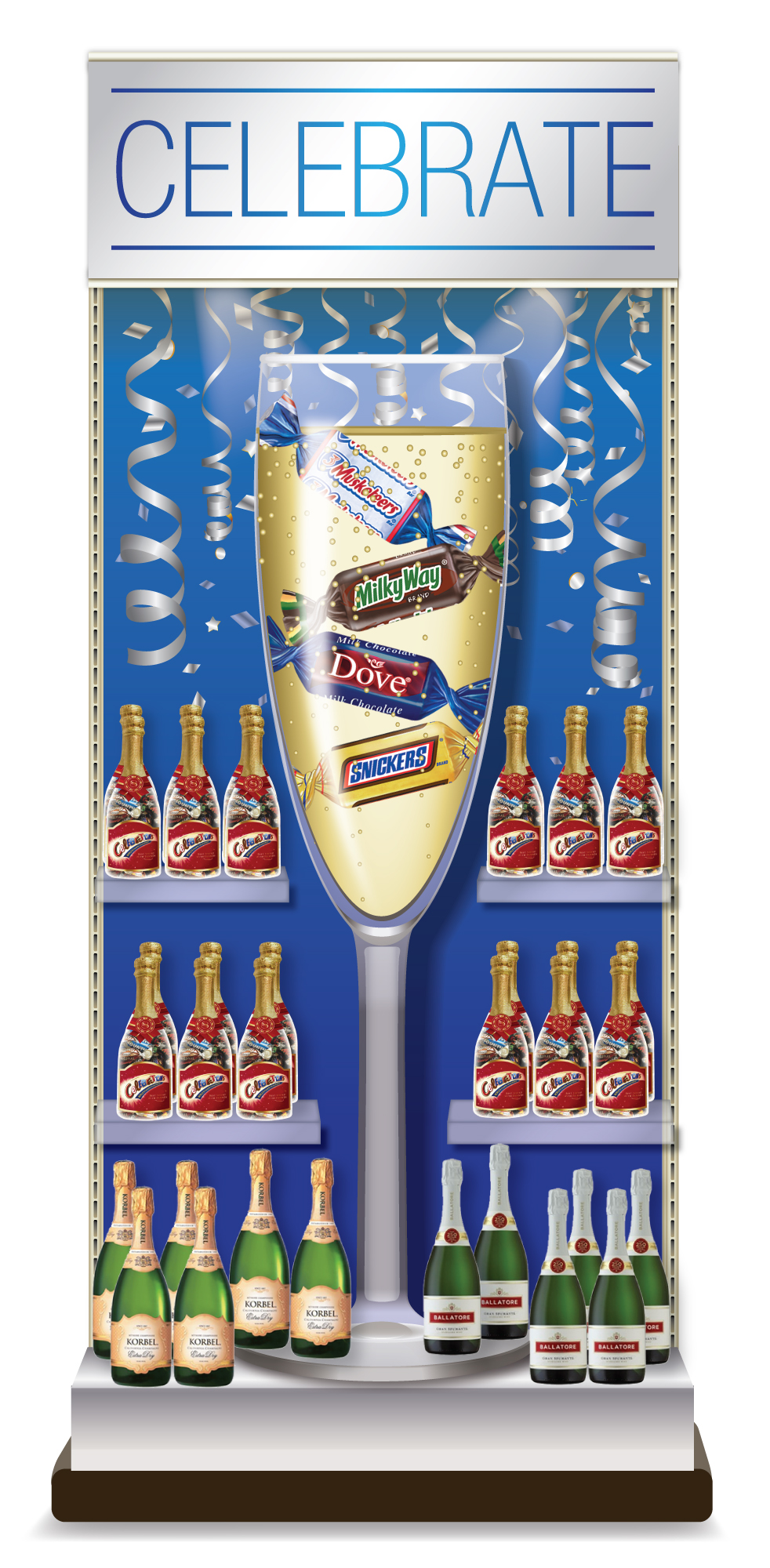   Mars Candy Display Concepts, Holiday