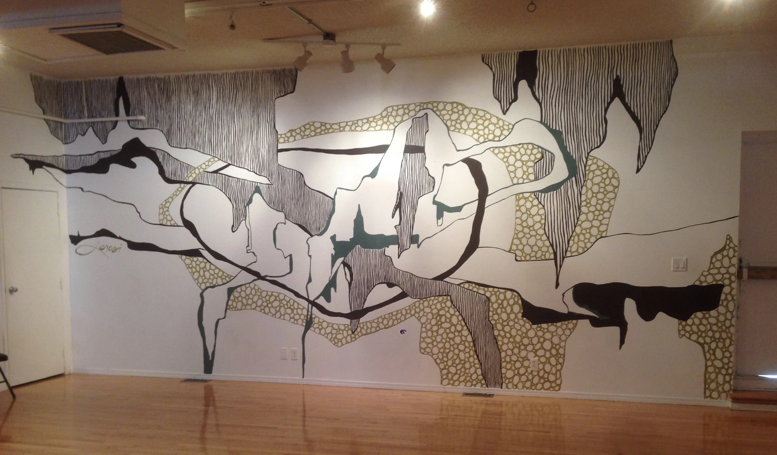AMOEBA (Mural) Mile Zero Dance Studio | Edmonton, AB 2018