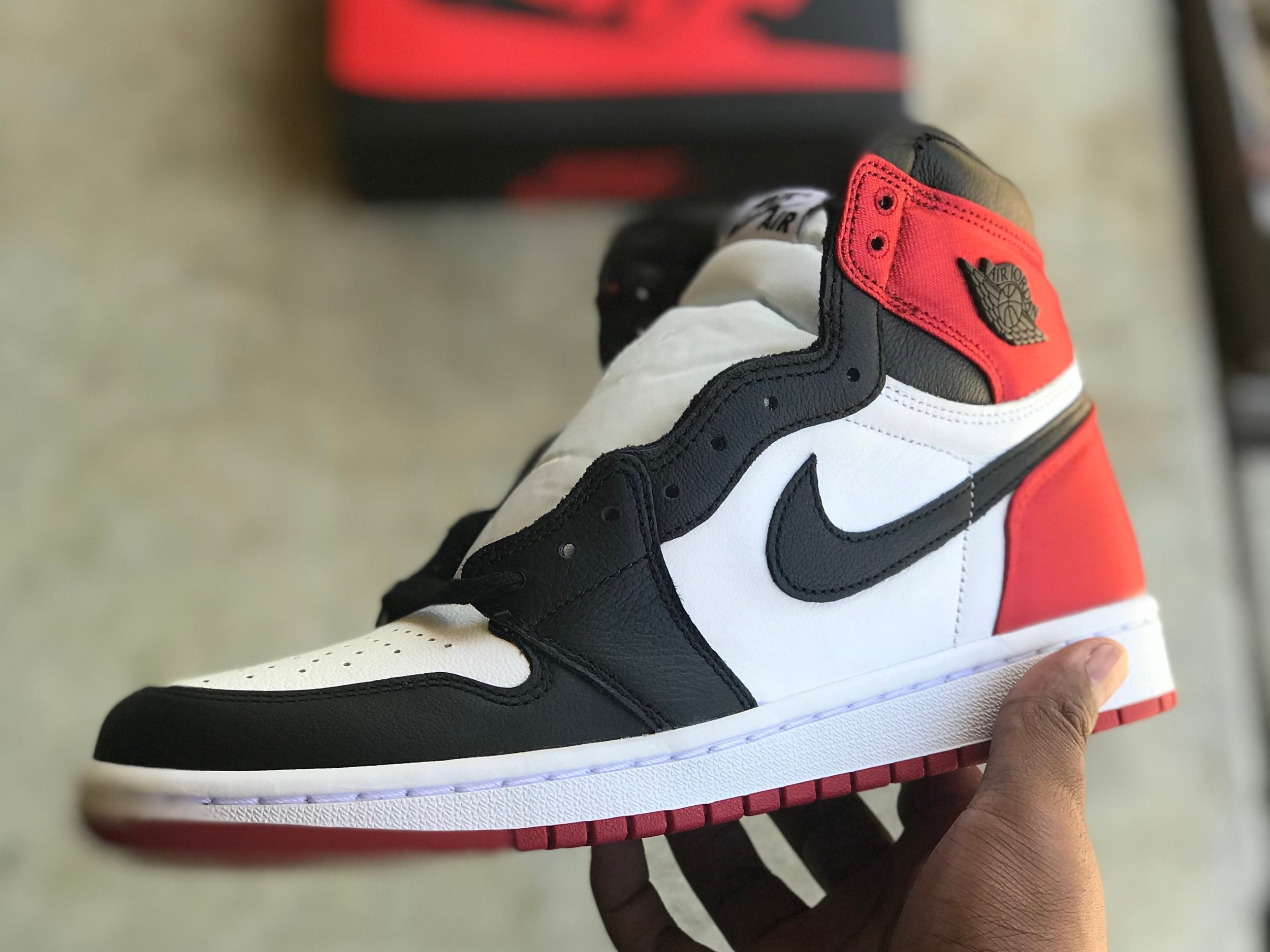 jordan satin black toe 1