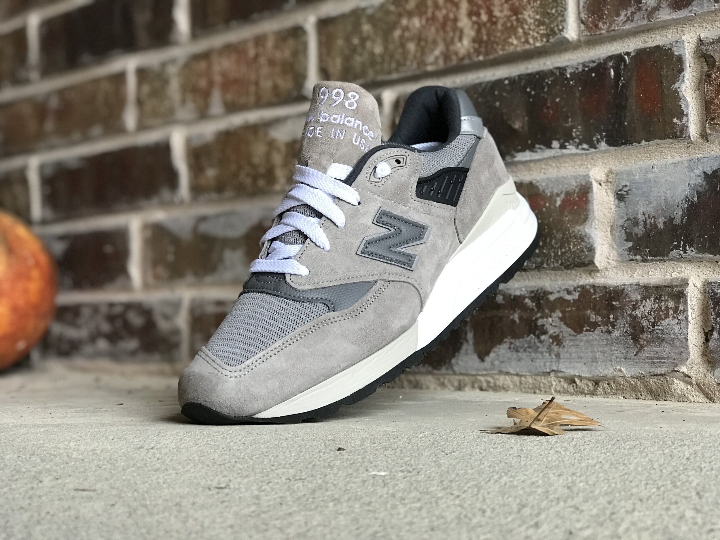 new balance 998 grey on feet Limit 