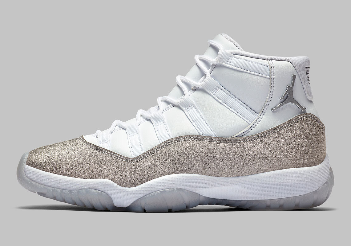 women jordan 11 silver