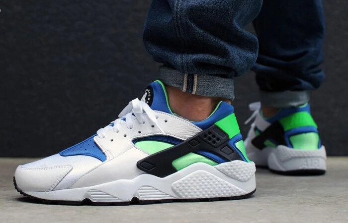 scream green huarache 2021