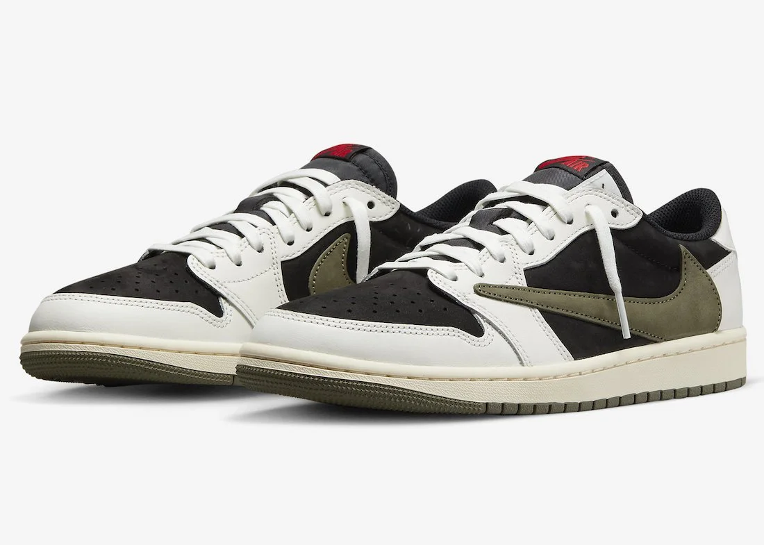 2023 Travis Scott x Air Jordan 1 Low OG “Olive”