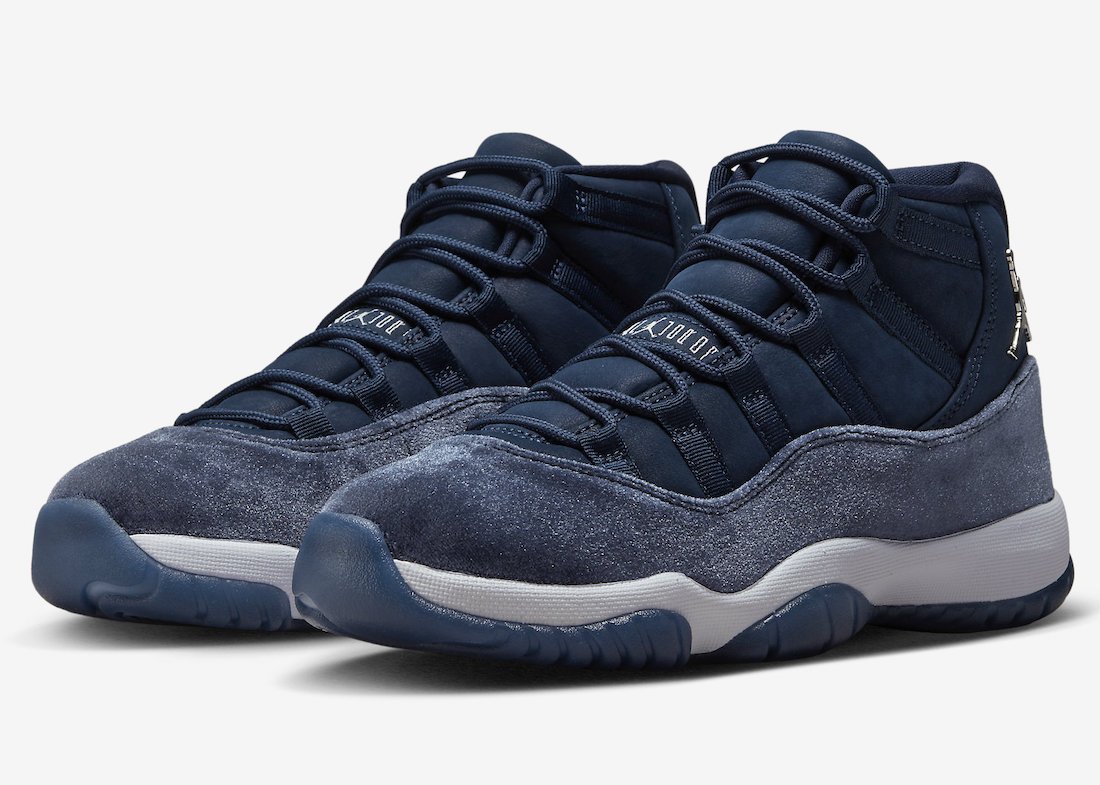 jordan 11 blue and grey