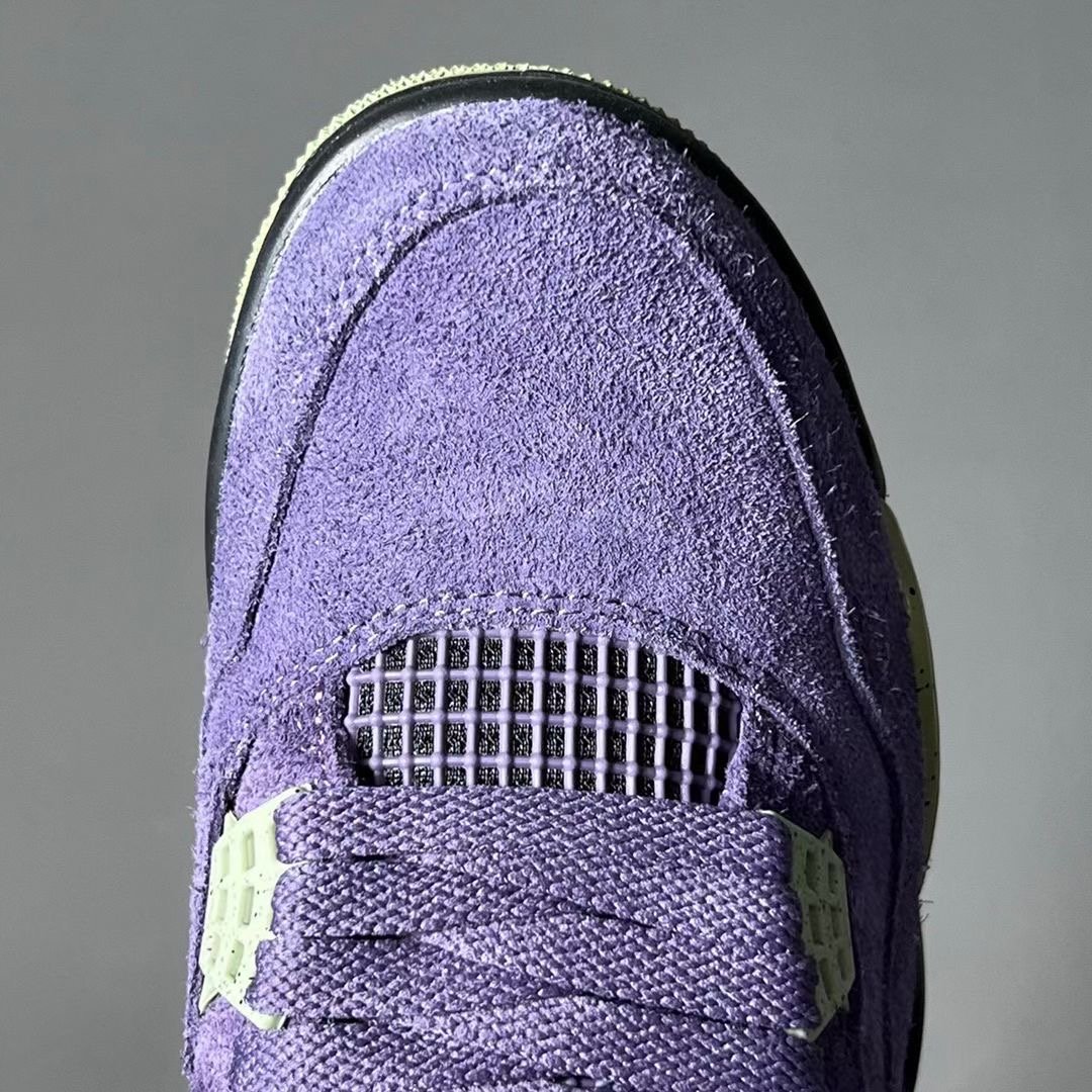 Air Jordan 4 "Canyon Purple" Toe Box