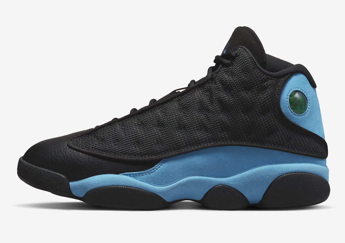 black and blue jordans retro