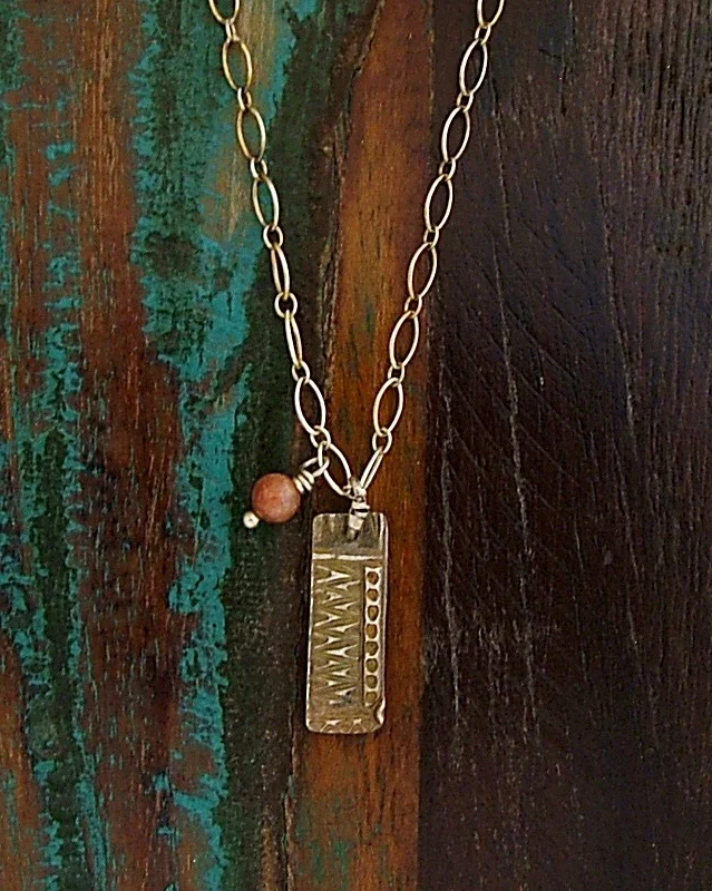 Sisterhood Charm on Sterling Chain