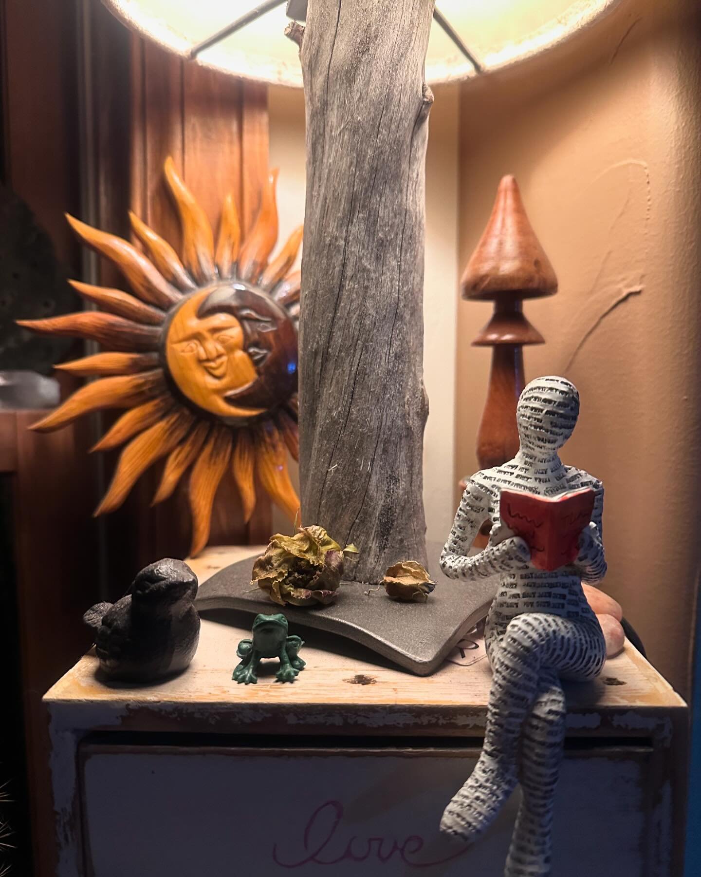 I sit in quiet reflection each morning. I am both missing and celebrating the gift I passed on recently. A small book that had been a part of my life for forty years and signified the transformation I worked so hard to allow. It sat with me on this l
