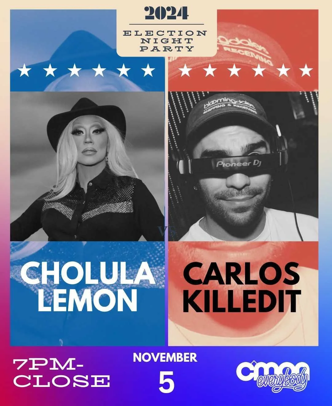 ELECTION NIGHT WATCH PARTY!