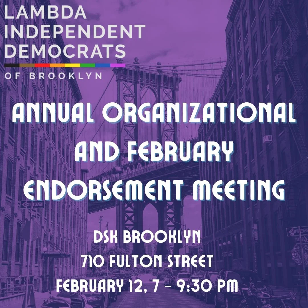 Annual Organizational Meeting and February Endorsement Meeting 