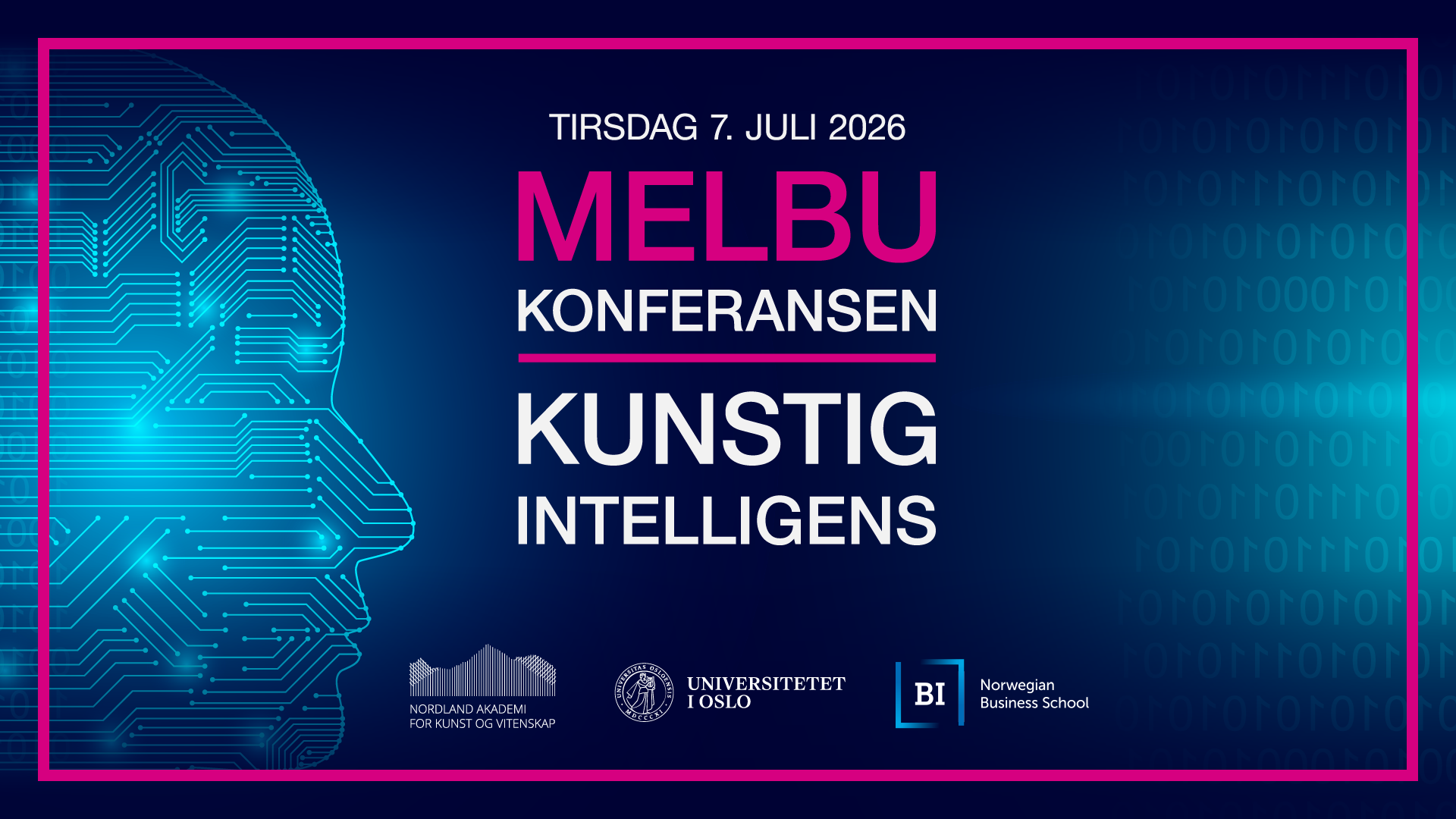 Melbukonferansen 2026 - Kunstig Intelligens