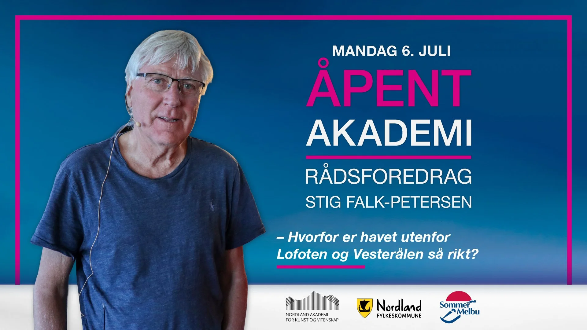 Åpent Akademi: Rådsforedrag med Stig Falk-Petersen