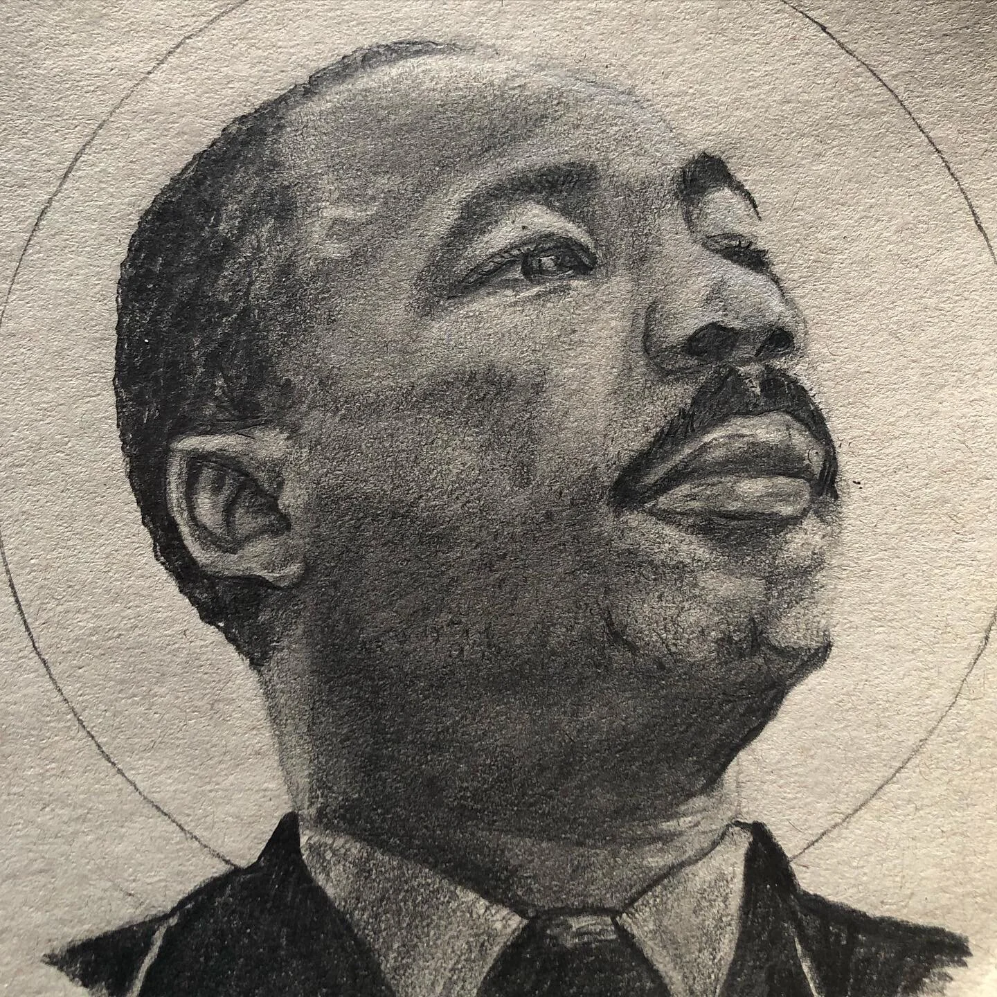 Martin Luther King Jr  #drawing #mlkjr #sketchbook #blackhistorymonth #berniceking #naacp #pencil #draw
