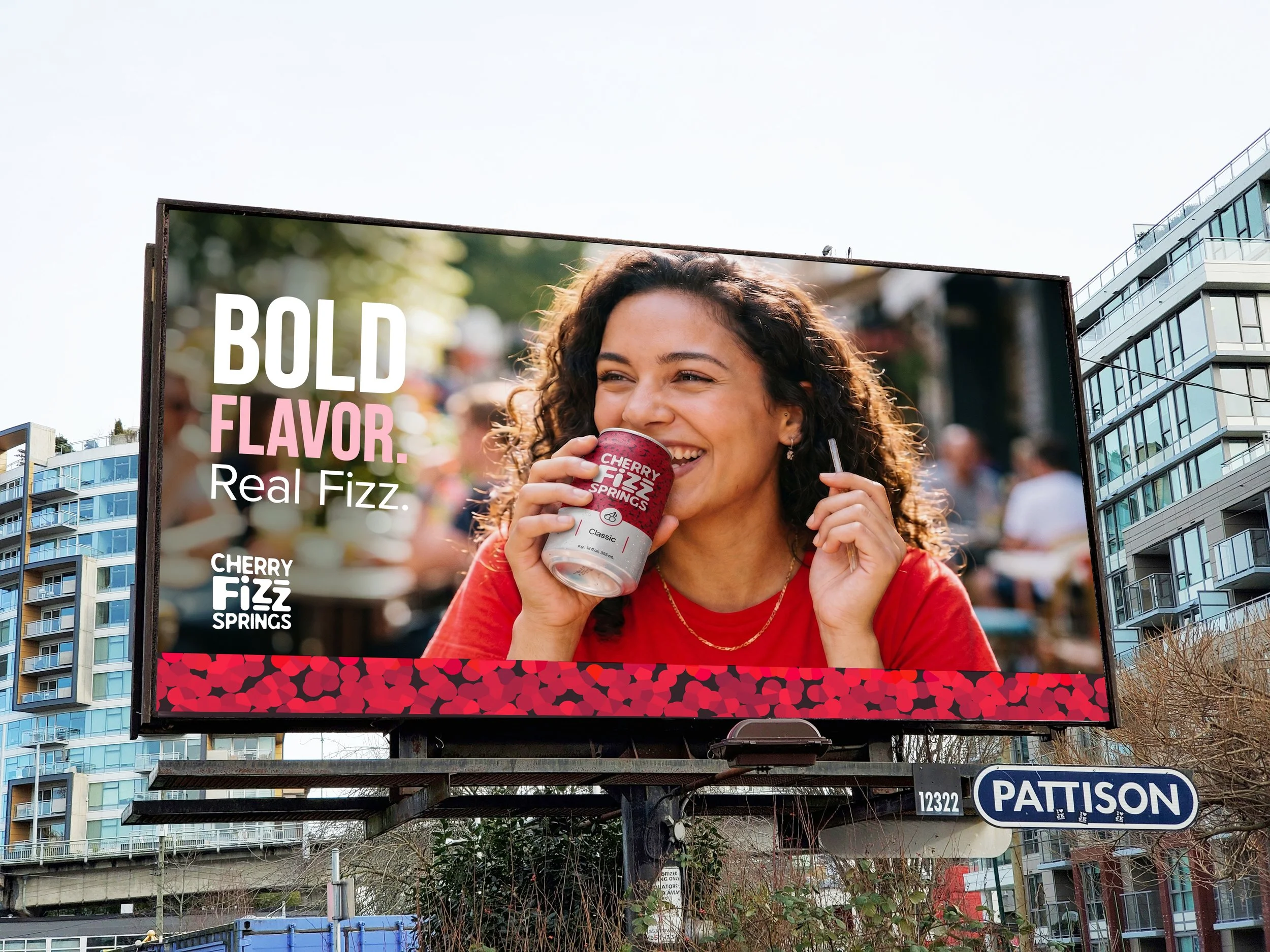 Cherry Fizz Springs Billboard Mockup