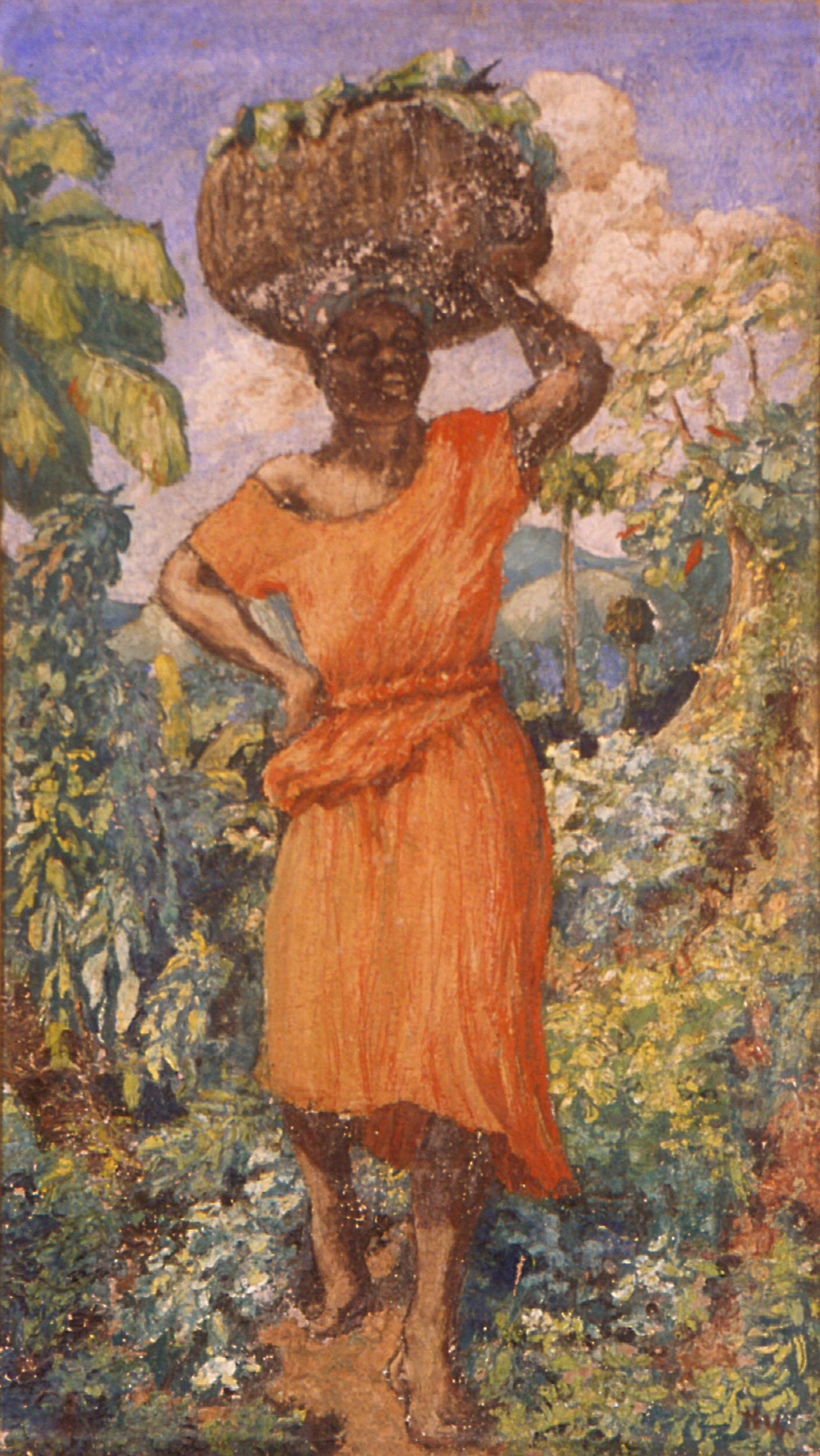 Woman with Basket