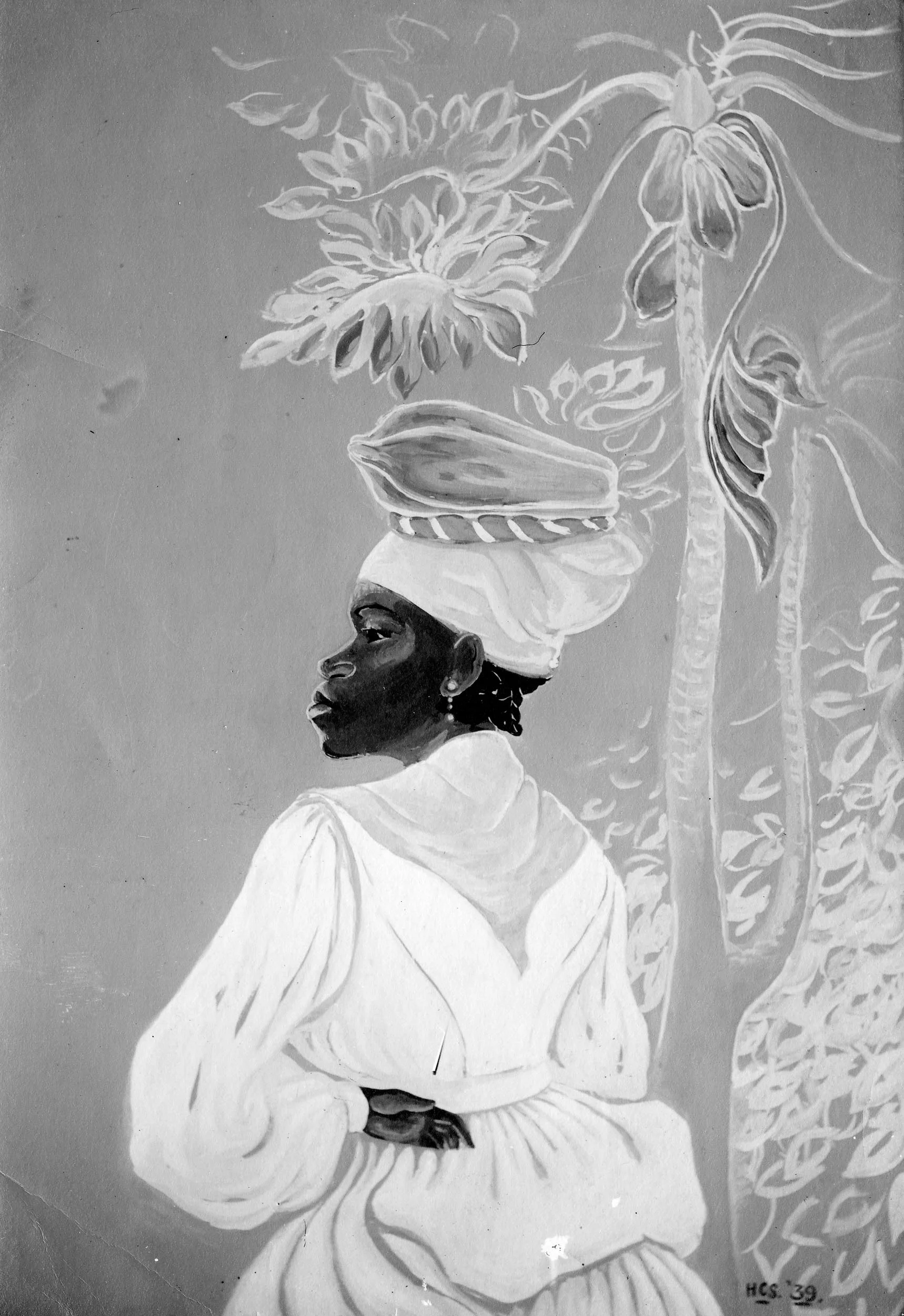 Woman Carrying Pawpaw
