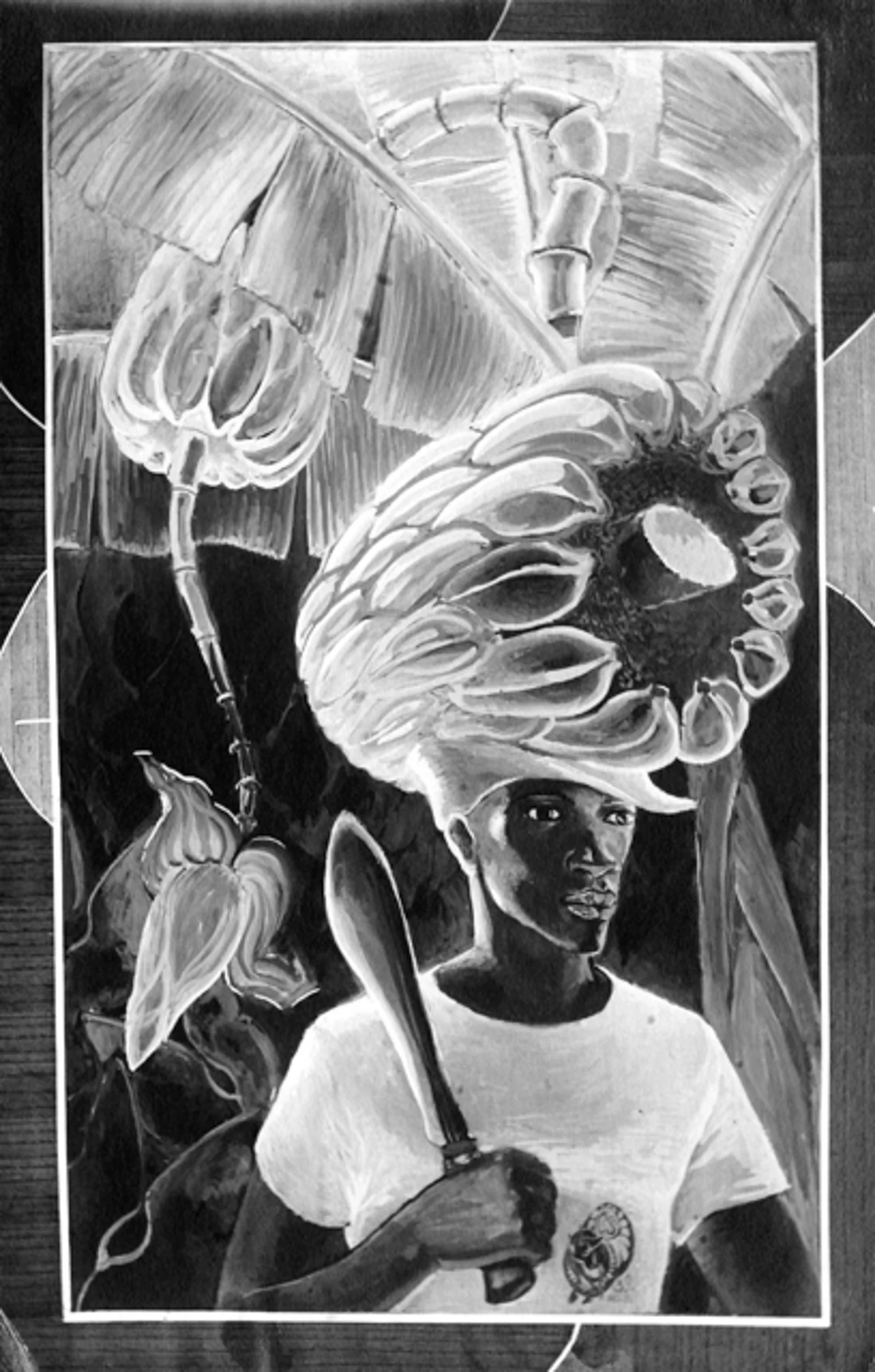 Man Carrying Bananas