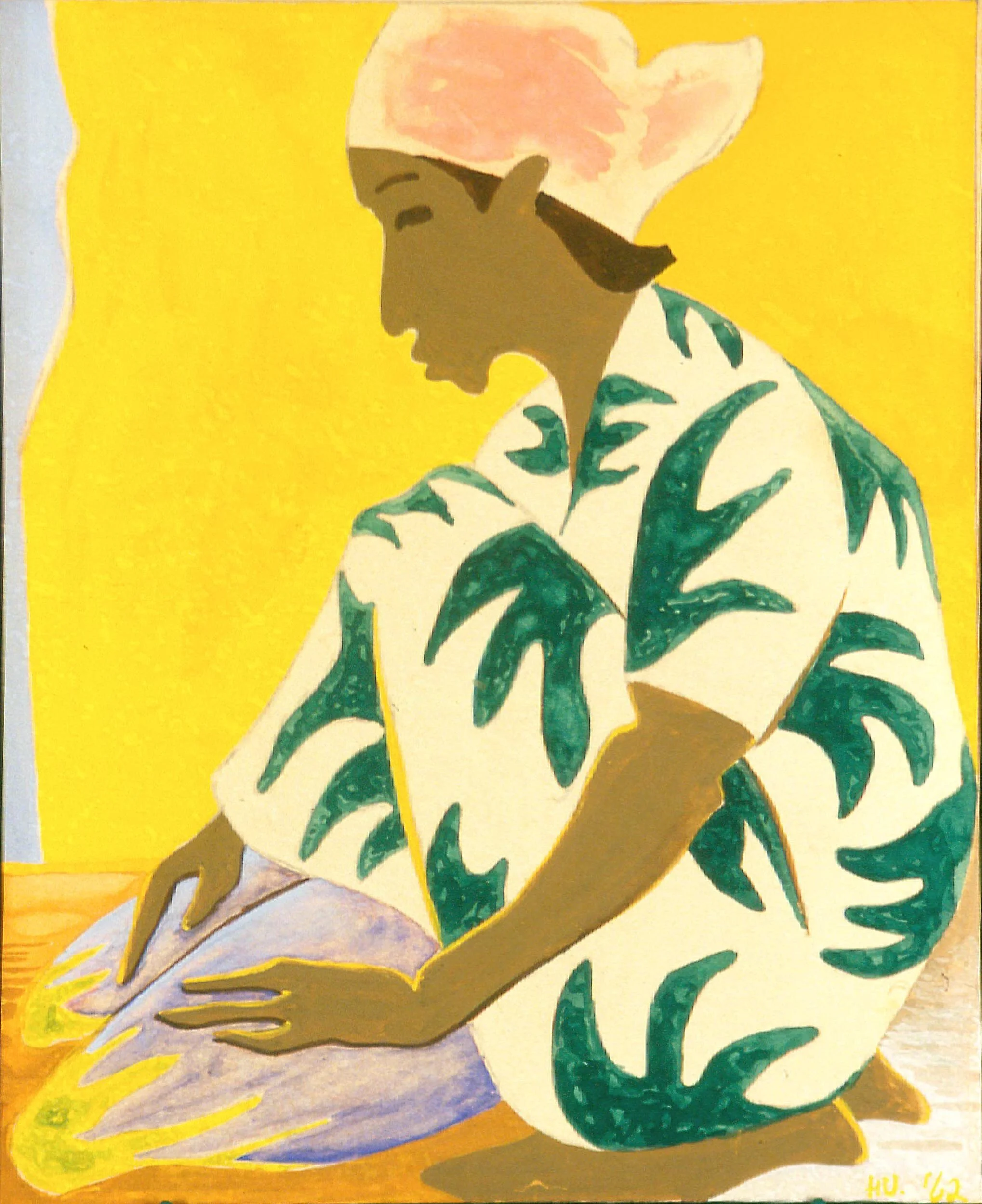 Woman with Eggplant