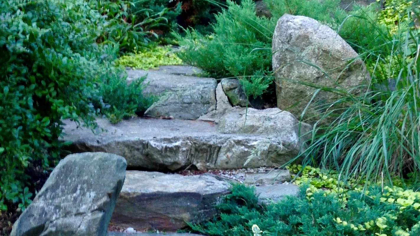 Freeform Stone Steps