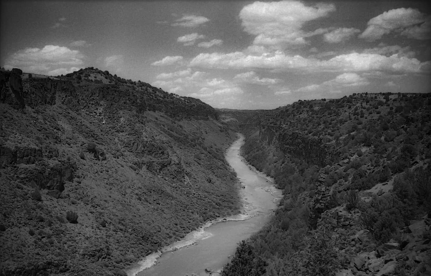 Last pic of the Rio Grande (for now). This one in gorgeous black and white film.