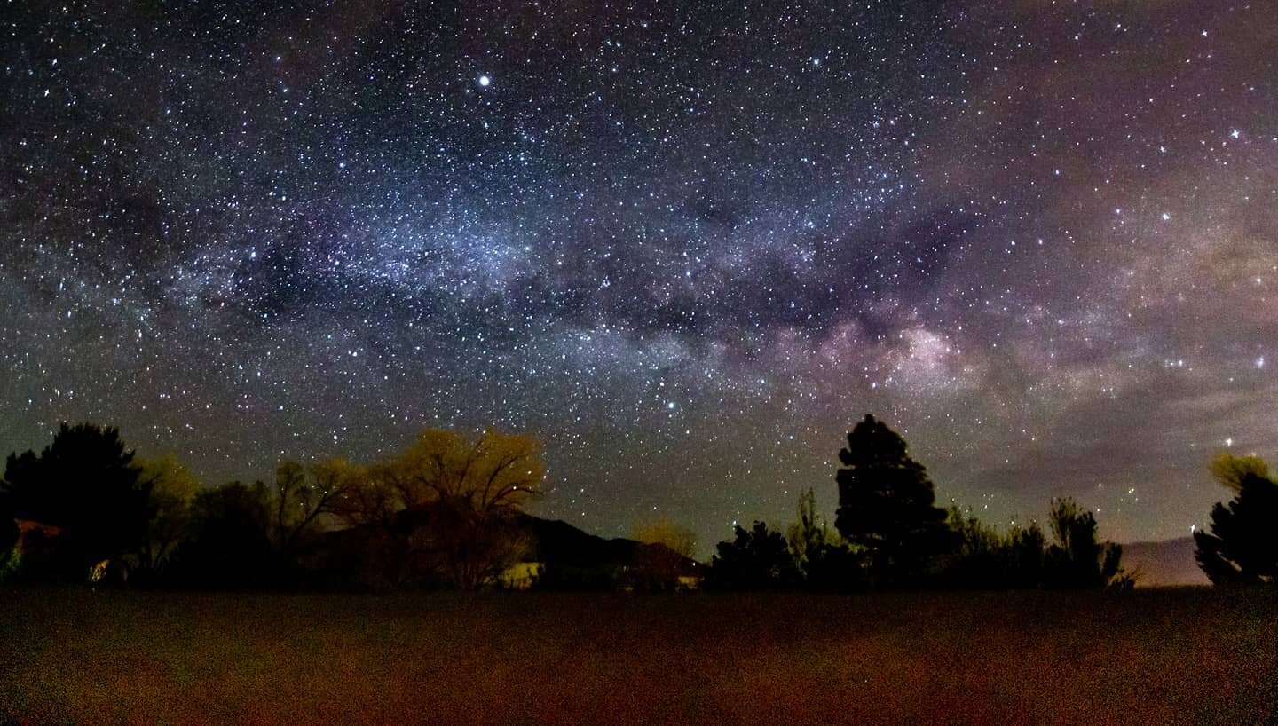A wider look at the Taos sky. Brilliant details in the sky. 
.
.
Shot on Canon 6D with Tokina 11-16 F2.8