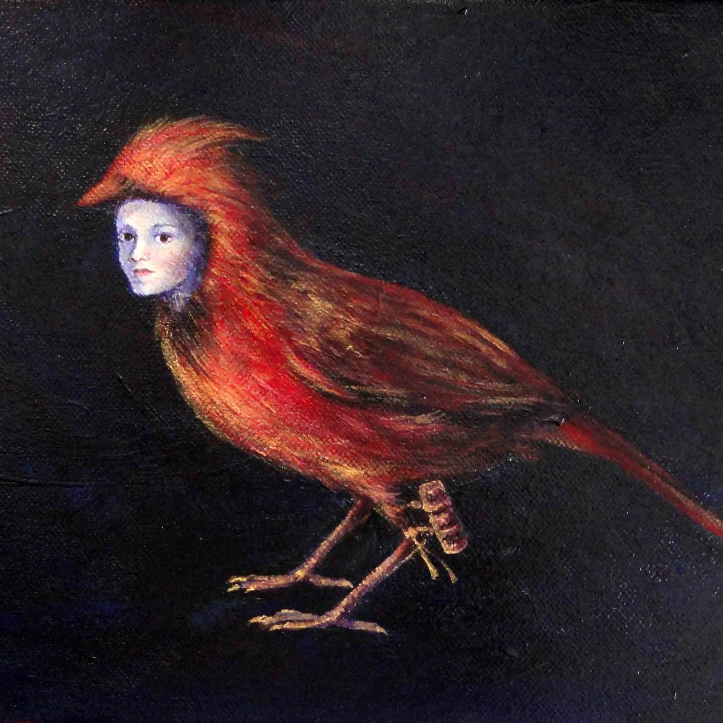 The messenger , acrylic on canvas