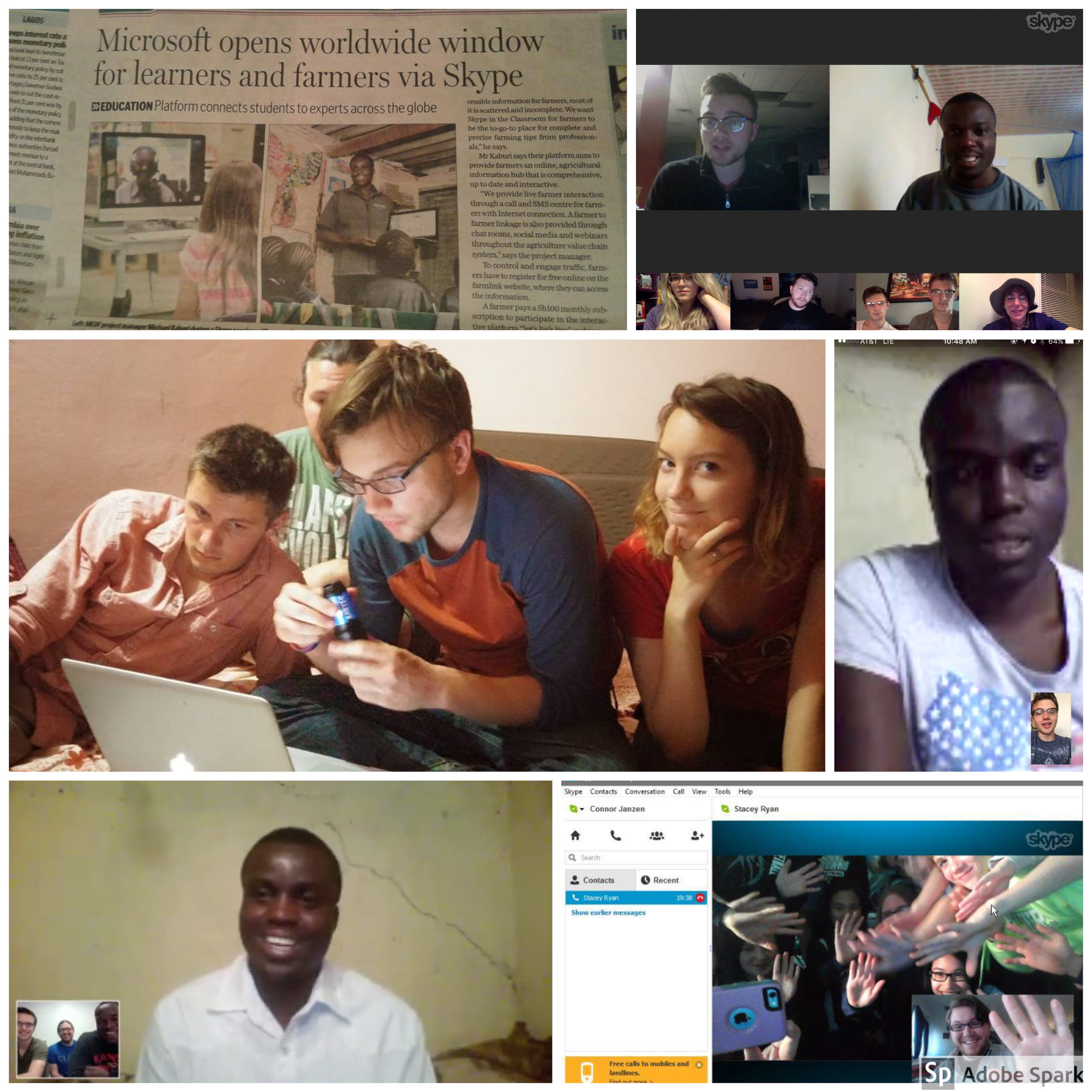 The Open World Cause met Livingstone Kegode via Skype during the spring of 2015. A partnership between The Open World Cause and Livingstone's school, HIP Africa soon developed via the use of Skype and other video-chat applications.