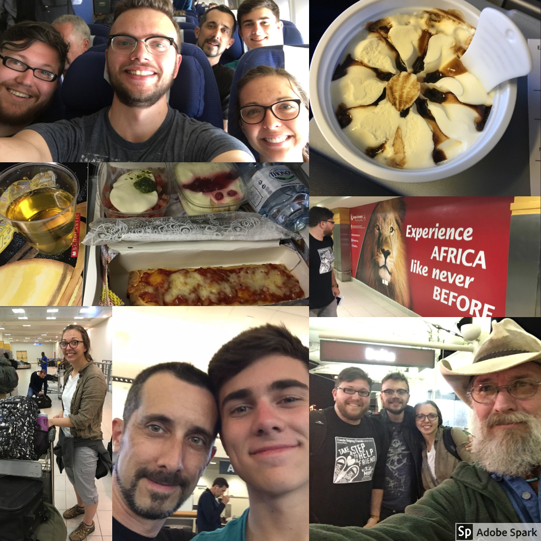 We wanted to take a quick second to say a huge thank you to Matt Janzen, as well as to all of the other people who helped out our team members with travel. We met John and Hunter in Amsterdam and the rest of our team in Kenya. We had surprisingly go