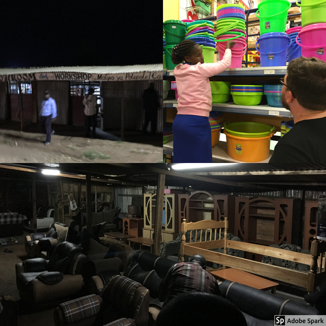While half the group stayed back at the hotel, the other half went out into Eldoret to get things set-up for our stay in Kimilili. Beds were purchased and set to be delivered, and buckets for water filters were also purchased.