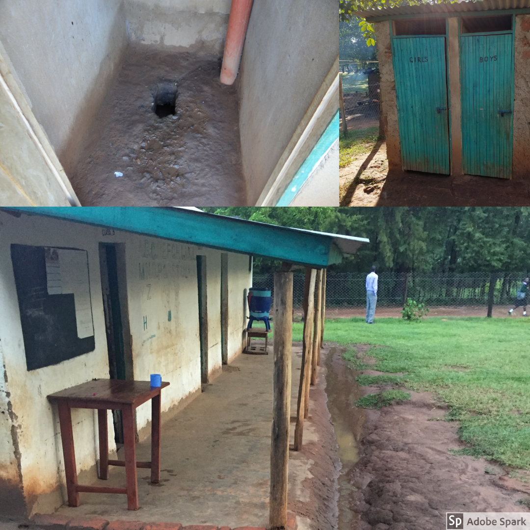 One of Connor's first tasks was to evaluate the structural foundations of the existing buildings. He discovered a few things. The first was that there was a drainage ditch that was starting to form in front of the school which caused the kids to hav