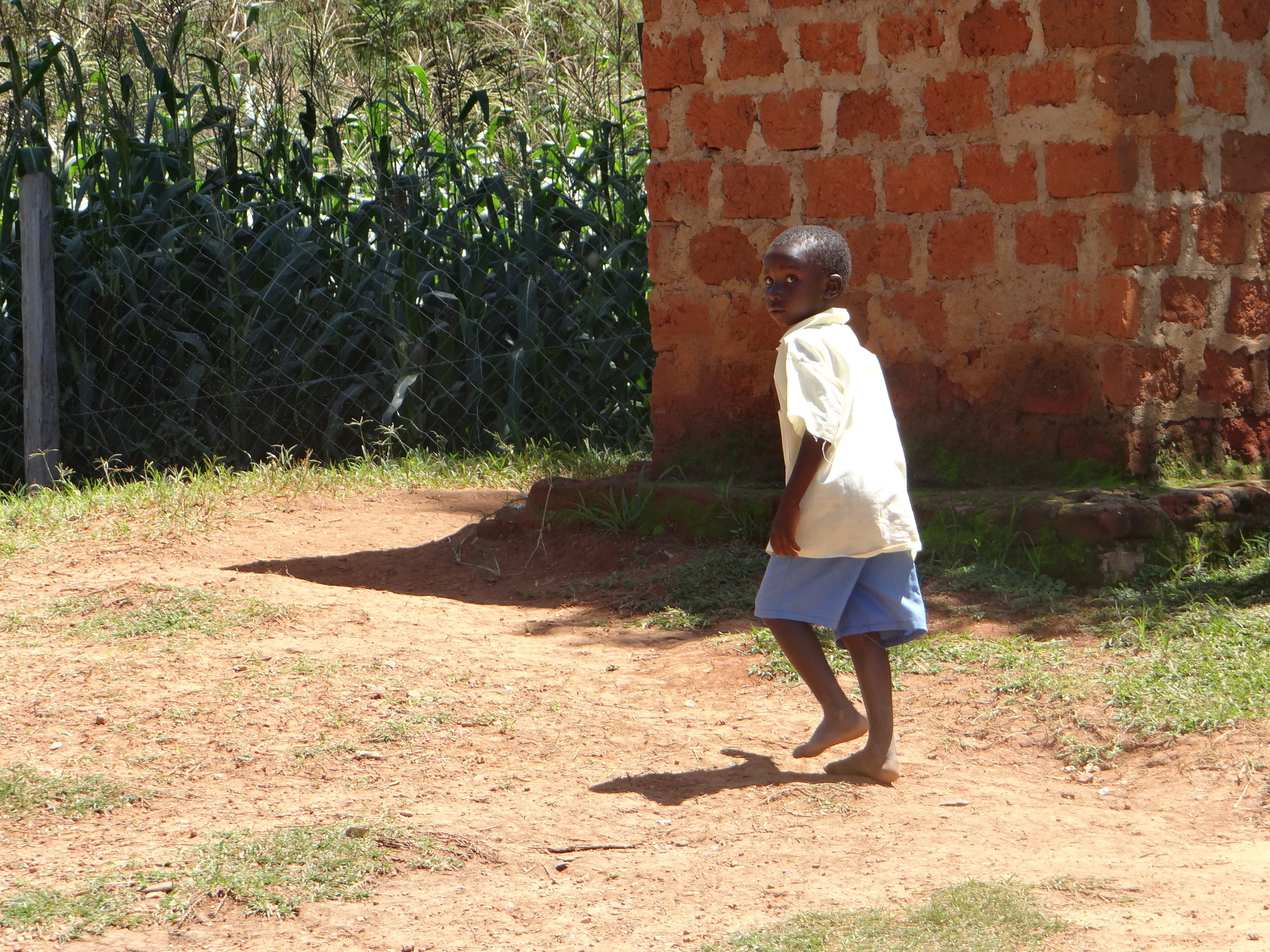  Not all of the students at HIP were able to afford shoes. This became especially dangerous given the conditions in the latrine. Students without shoes still needed to use the latrine and would have to go in without shoes, even when there was urine o