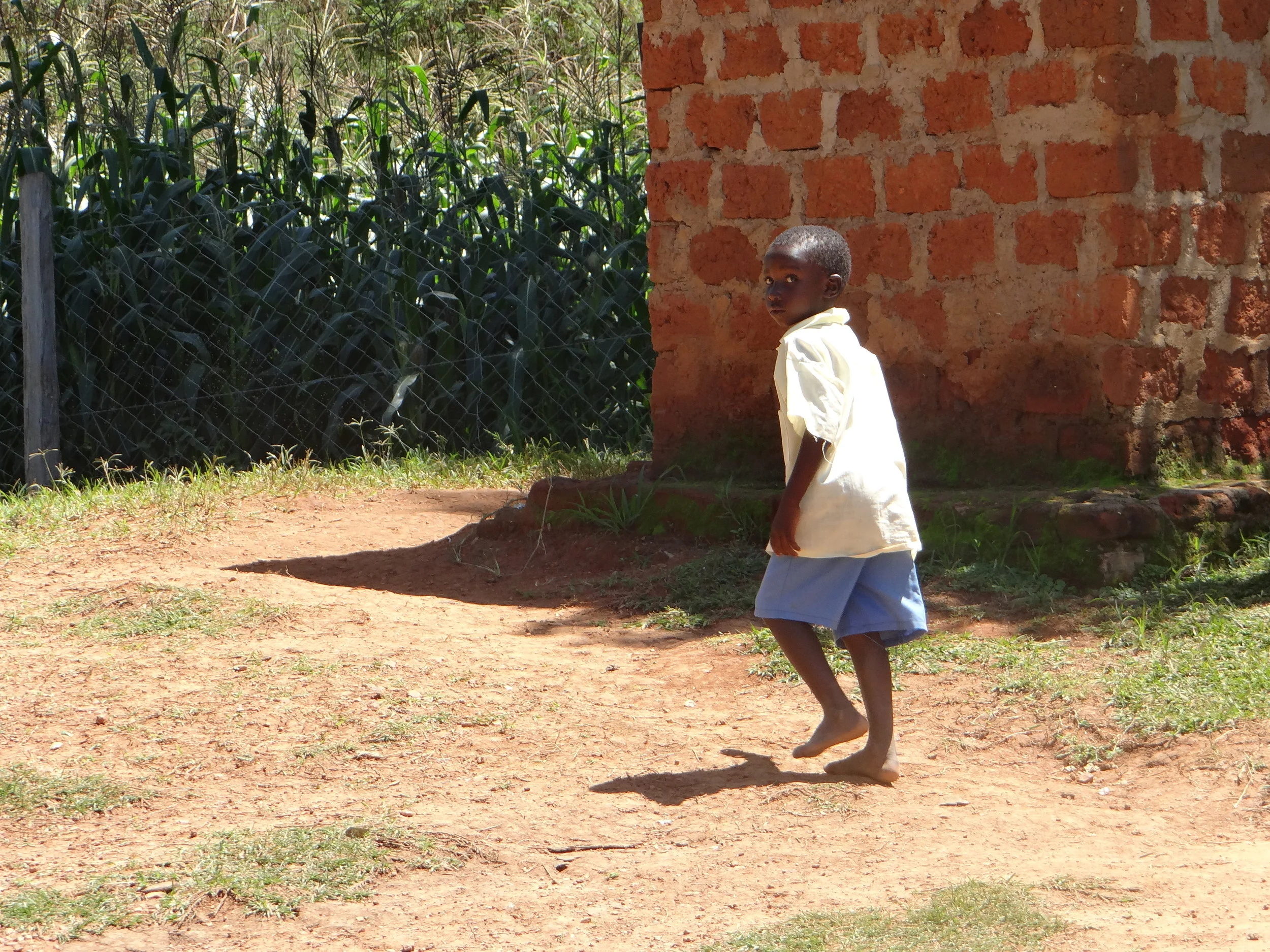 Not all of the students at HIP were able to afford shoes. This became especially dangerous given the conditions in the latrine. Students without shoes still needed to use the latrine and would have to go in without shoes, even when there was urine on the floor.