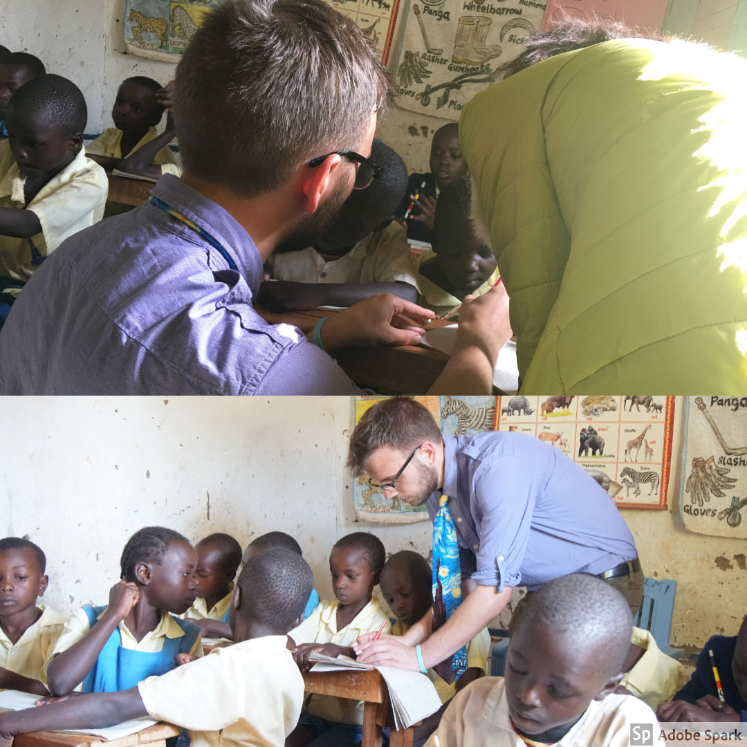 Ben did many tasks throughout the trip. One of his favorite task was, of course, working with kids. He helped teach lessons and worked 1 on 1 with kids struggling with different content materials to help them achieve.