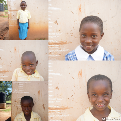  This series of student pictures were taken during day 2 of Brooke's health evaluations. Again, we had students line up against the wall to measure their height. 