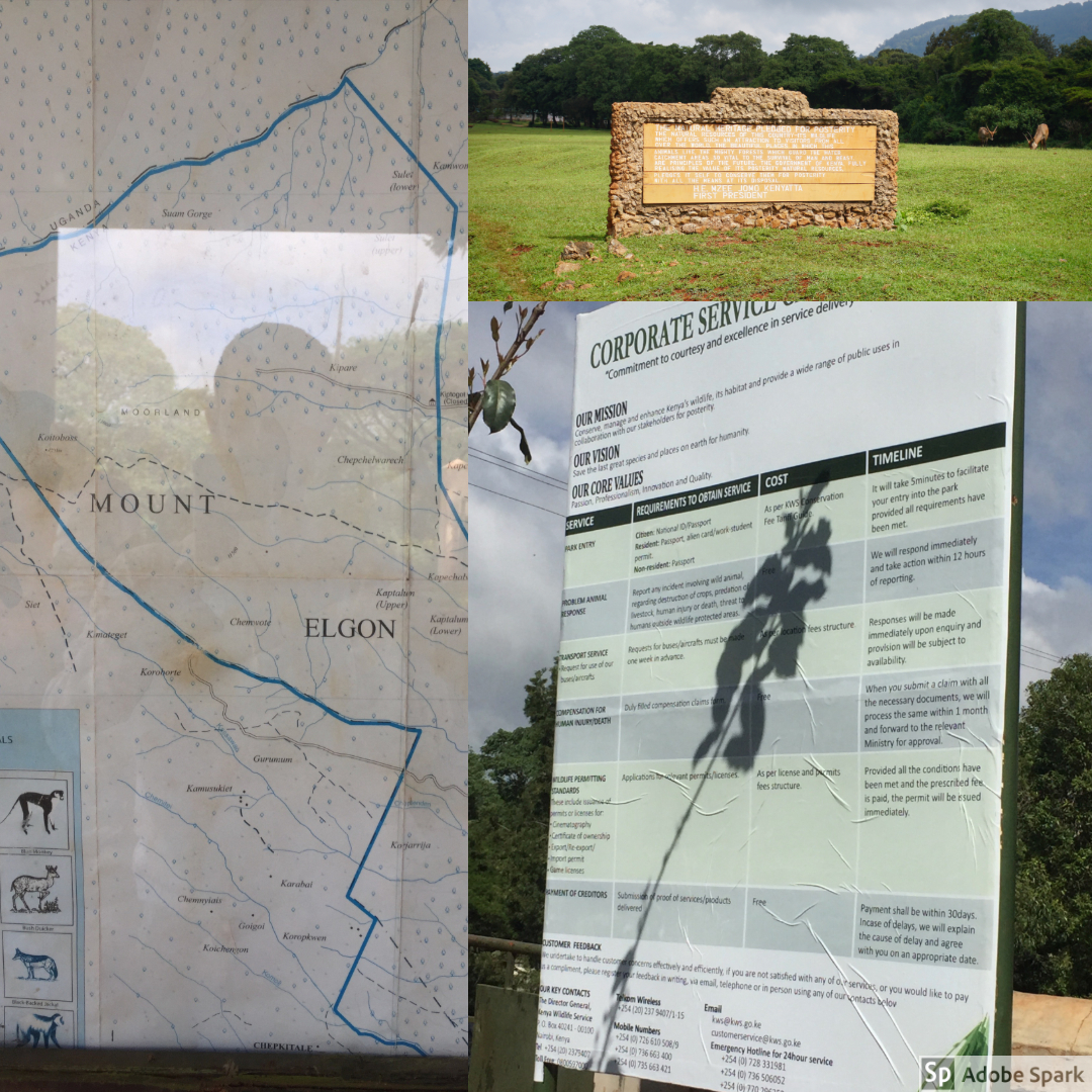 At the entrance of the park, there were many signs giving us the history, the layout, as well as rules for the park.