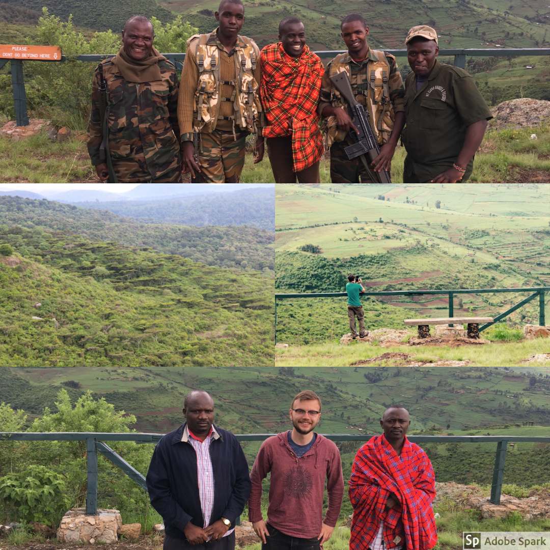  We were thrilled that our drivers tagged along with us for the safari at Elgon. Charles (pictured right), dropped the quote of the entire trip during the safari. While we were in the Kitum cave, hundreds of students from Kitale were very surprised t