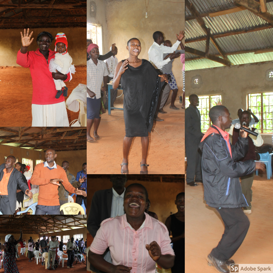 Church on Sunday was a religious experience.