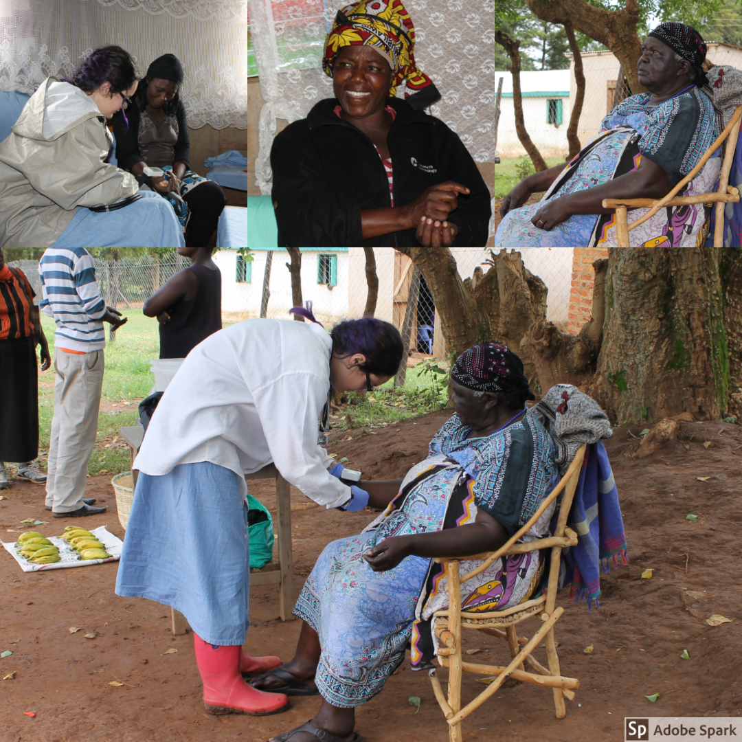 Not only did Brooke examine the children at the school, she also went into the homes of members in the community.